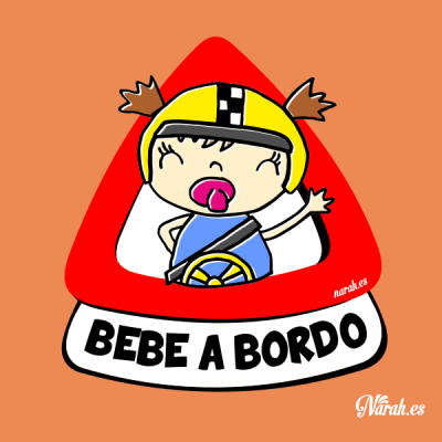 Niña piloto a bordo