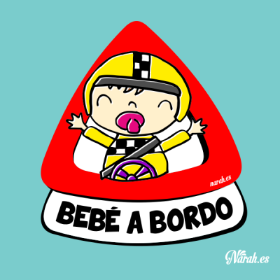 Bebé a bordo - el niño piloto