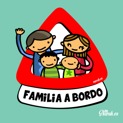 Familia a bordo