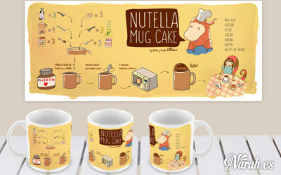 Tazarecetas Nutella Mug Cake (postre)