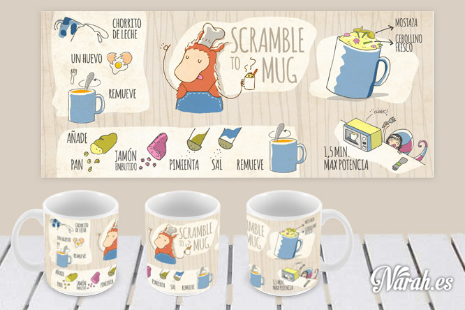 Tazarecetas Scramble tu Mug (2ºplato)