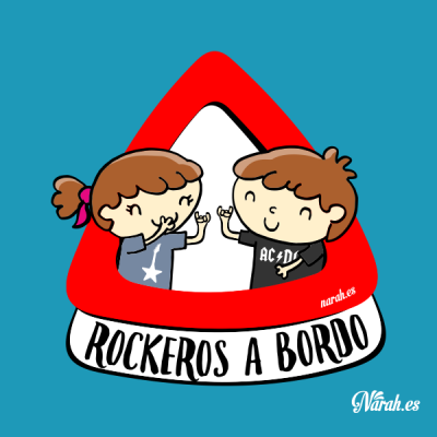Rockeros a bordo