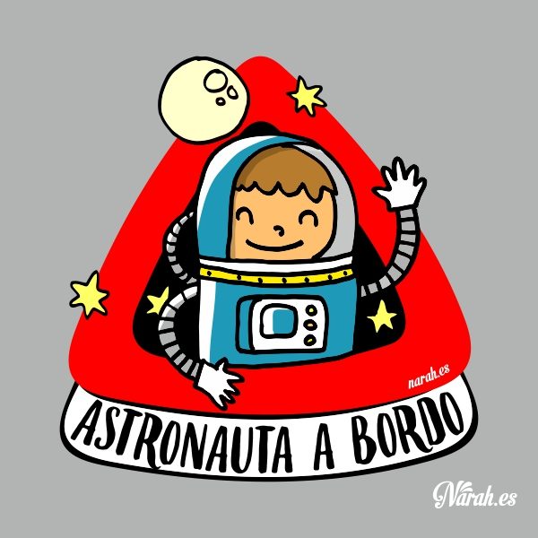 astronauta a bordo narah