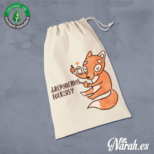 bolsa desayuno y merienda zorro narah 2