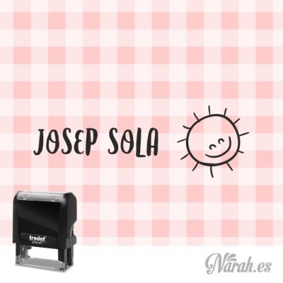 sello para ropa sol