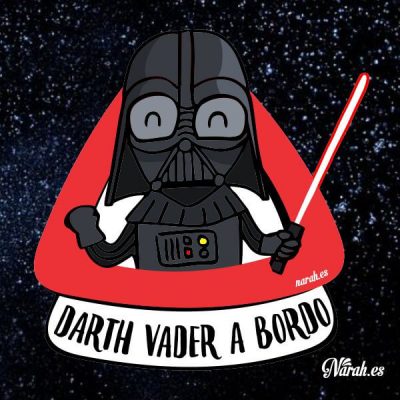 Darth Vader a bordo.
