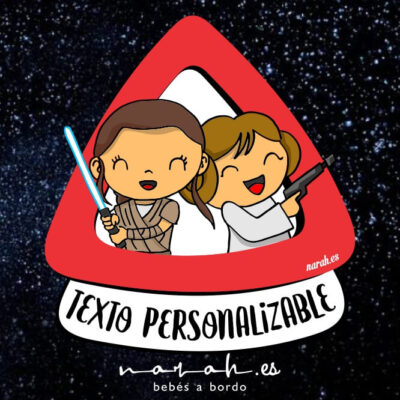 Rey y Leia a bordo star wars